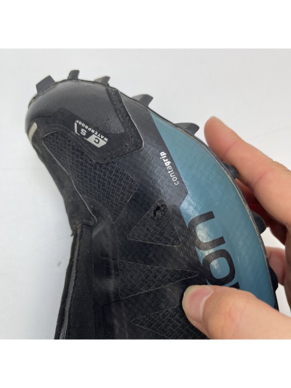 Salomon Snowcross 2 Running Shoes Mens 12 Blue Outdoor Athletic Trail Shoes Read - Picture 11 of 14